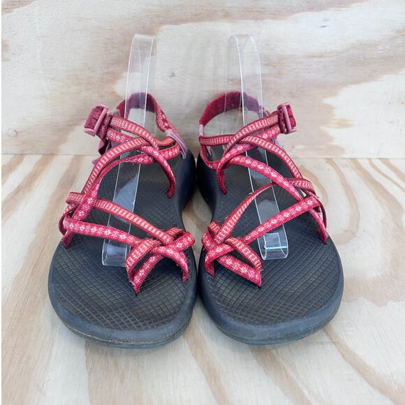 Chaco - ZX2 Strappy Toe Loop - Sandals - Red/Black - Women's - W9 - Picture 2 of 9